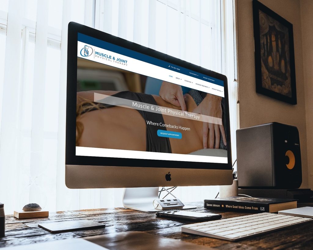 muscle joint physical therapy website design